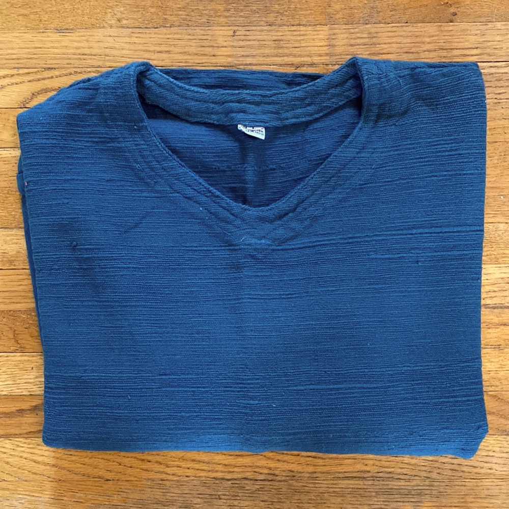 Teal Cotton Pullover Men’s Med/Large